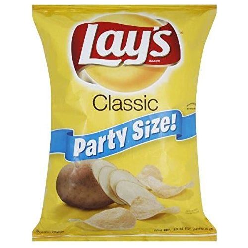 LAY'S POTATO CHIPS CLASSIC PARTY SIZE 15.75 OZ BAG – Whlsome