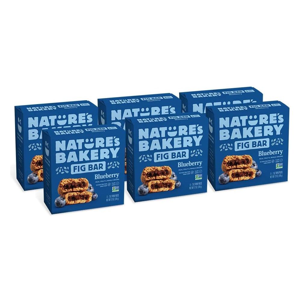  Nature's Bakery Whole Wheat Fig Bars, Peach Apricot, Real  Fruit, Vegan, Non-GMO, Snack bar, 1 box with 12 twin packs (12 twin packs):  Breakfast Snack Bars