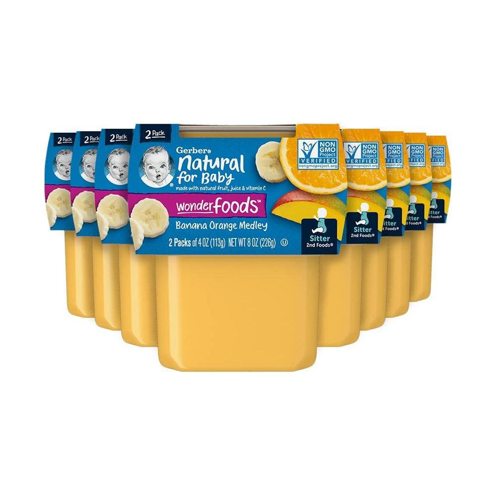 Gerber baby food 8 2024 pack