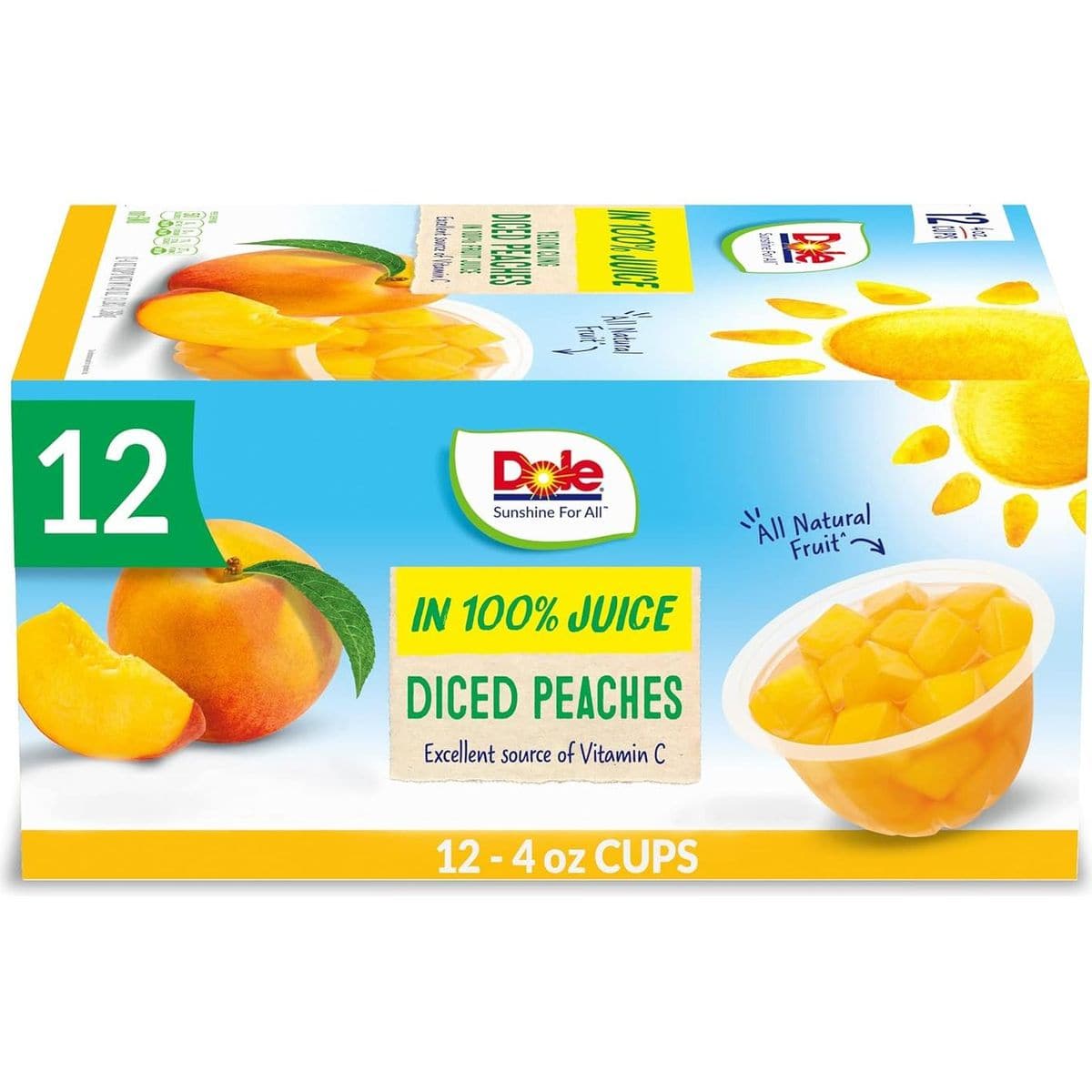 Dole® Peaches and Crème Fruit Parfait Bowls: A Sweet Snack - Dole