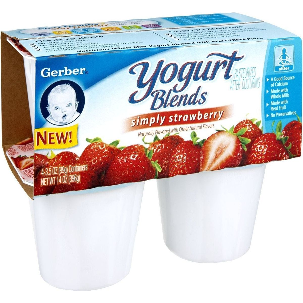 Gerber deals strawberry yogurt