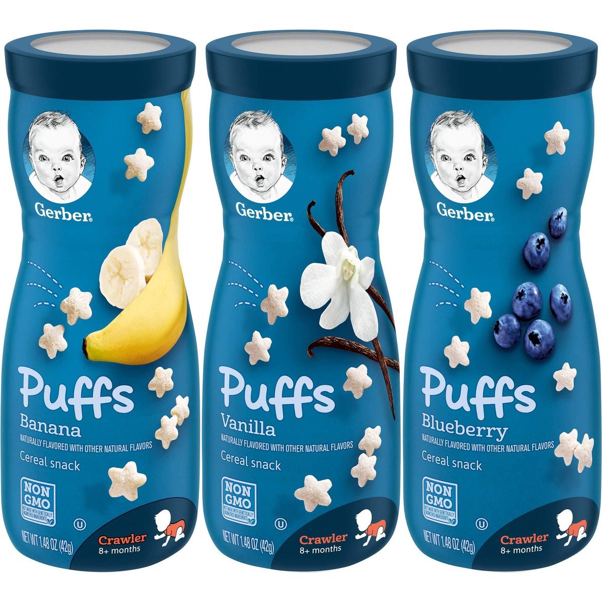 Gerber store blueberry puffs