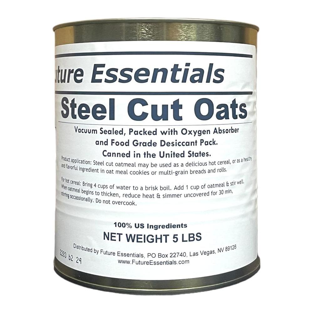 1 Can of Future Essentials Canned SteelCut Oats 10 Can - Whlsome - Breakfast Foods