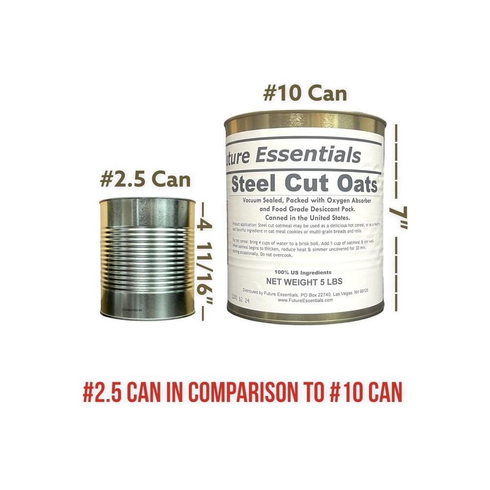 1 Can of Future Essentials Canned SteelCut Oats 10 Can - Whlsome - Breakfast Foods