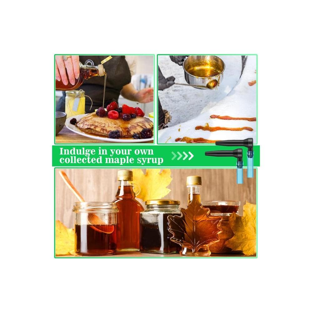 10 Set Maple Syrup Tapping Kit Reusable 2 Ft Food Grade Tubing Drop Lines Extractor Tubes Maple Tree Taps Maple Syrup Sugaring Starter Kit for Birch Maple Syrup Collection - Whlsome - Grocery (Other)