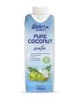 100 Natural Pure Coconut Water Not From Concentrate Drink with No Added Sugar Replenishes Essential Vitamins and Electrolytes for Superior Hydration 338 Fl Oz Cartons 6Pack by Boho Chax - Whlsome - Coconut Water