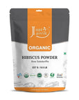 100 Organic Hibiscus Flower Powder Hibiscus Sabdariffa 12 LB 08 oz 227g USDA Certified Organic Biodegradable Resealable Zip Lock Pouch - Whlsome - Herbal Tea