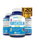 100% Pure Forskolin Extract 600mg - w/ 40% Standardized Forskolin | 90 Capsules - Whlsome - Weight Loss Supplements