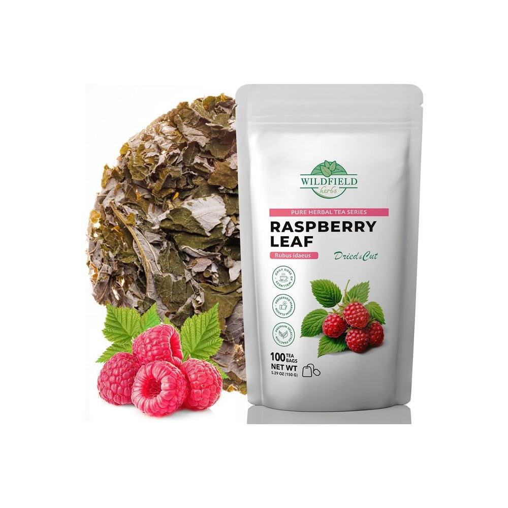 100 Raspberry Leaf Tea Rasberry Leaf Herbs Rubus idaeus folium 100 Count 15g Tea Bags Rasberry Leave Tea Hojas de frambuesa - Whlsome - TEA