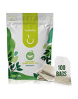 100 Unsmoked Organic Yerba Mate Tea Bags Organic Yerba Mate Tea Alternative to Tea Coffee and Energy Drinks 100 Tea Bags 1 Pack - Whlsome - Tea