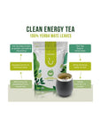 100 Unsmoked Organic Yerba Mate Tea Bags Organic Yerba Mate Tea Alternative to Tea Coffee and Energy Drinks 100 Tea Bags 1 Pack - Whlsome - Tea