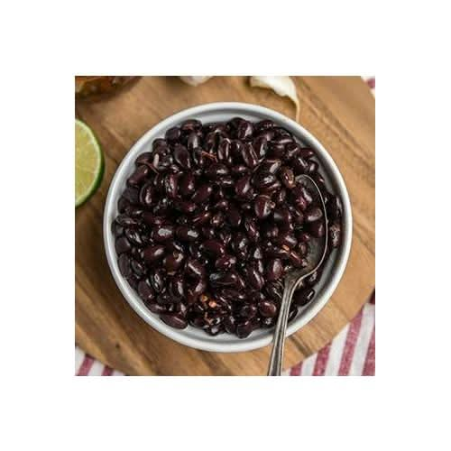 1000 SPRINGS MILL 25lb Bulk Bucket Organic Black Beans Used for Soups Salads Chili Dips or Various Breakfast Dishes Bulk Dry Black Beans Resealable Bag Vegan Friendly - Whlsome - Canned Beans