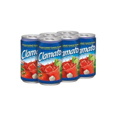 12 PACK Clamato Cocktail Tomato 75 oz cans Sold by Cosmos Candy - Whlsome - Vegetable Juices