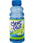 12 Pack Clear Fruit Water 20 Ounce Bottles Non Carbonated Water Beverage Green Apple - Whlsome - Flavored Water