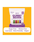 12 Pack Sugar Free Gummy Bears Keto Candy with Low Carb No Sugar Gluten Free Vegan Gummy Bears Keto Friendly SugarFree Gummies Best Keto Snack Total 15lb - Whlsome - Candies & Chocolates