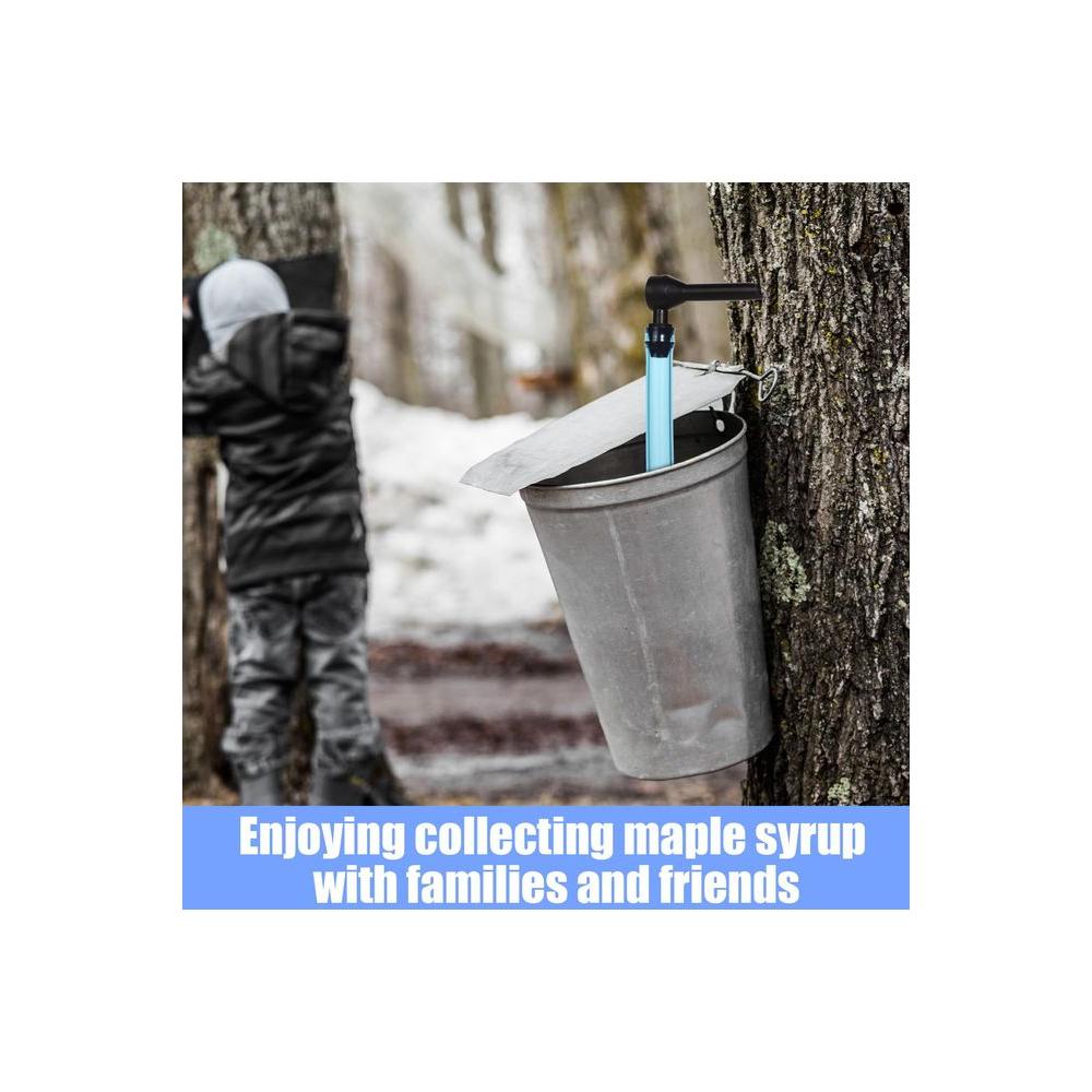 12 Sets Maple Syrup Tree Tapping Kit Maple Sugaring Starter Kit 12 Taps 12 2ft Maple Syrup Collecting Pipes Maple Syrup Tapping Kit for Maple Syrup Sap Collection - Whlsome - Grocery (Other)