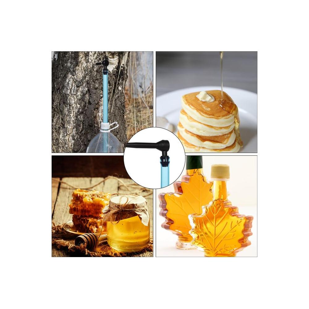 12 Sets Maple Syrup Tree Tapping Kit Maple Sugaring Starter Kit 12 Taps 12 2ft Maple Syrup Collecting Pipes Maple Syrup Tapping Kit for Maple Syrup Sap Collection - Whlsome - Grocery (Other)