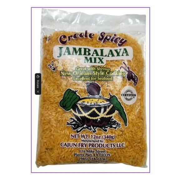 12oz Jambalaya Mix Creole Spicy Great with Shrimp New Orleans Style Cooking Excelent for Seafood - Whlsome - Grocery (Other)