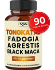 15150Mg Tongkat Ali and Fadogia Agrestis Supplement with Organic Black Pepper - Whlsome - Testosterone Boosters