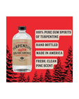 16 Oz 100 Pure Gum Spirits of Turpentine Can - Whlsome - Chewing & Bubble Gum