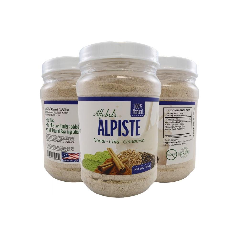 16 oz Leche de Alpiste with Cactus Nopal Chia Cinnamon No Silica All Natural - Whlsome - Grocery (Other)