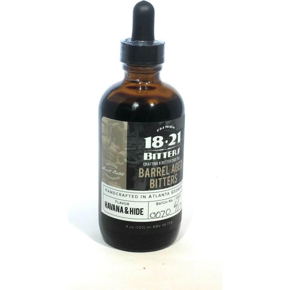 1821 Barrel Aged Havana Hide Bitters 4oz - Whlsome - Drinks & Beverages