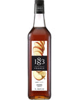 1883 Apple Syrup Flavored Syrup for Hot Iced Beverages GlutenFree Vegan NonGMO Kosher PreservativeFree Made in France Glass Bottle 1 Liter 338 Fl Oz - Whlsome - Grocery (Other)