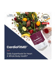 1MD Nutrition CardioFitMD - Vegan Beets Superfood Keto - Friendly Heart Health Powder - High Fiber Nutritional Supplement Drink - 30 Servings - Whlsome - Dietary Fiber