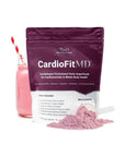 1MD Nutrition CardioFitMD - Vegan Beets Superfood Keto - Friendly Heart Health Powder - High Fiber Nutritional Supplement Drink - 30 Servings - Whlsome - Dietary Fiber