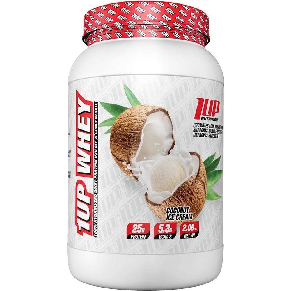 1UP Nutrition - Whey Protein, 100% Hydrolyzed Whey Protein Isolate Concentrate (Coconut Ice Cream) - Whlsome - Whey Protein