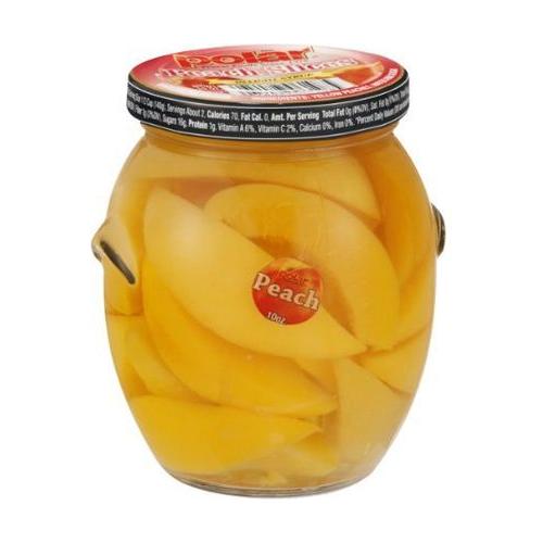 2 Jars 10oz MW Polar Peach in Light Syrup - Whlsome - Canned Fruits