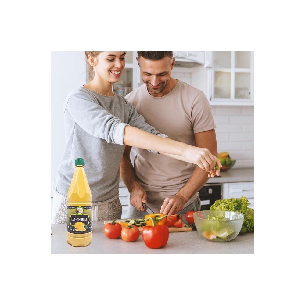 2 Pack 100 Lemon Juice Freshly Squeezed NO Added Water 338oz Not From Concentrate Appx 40 Freshly Squeezed Lemons in Each Bottle Kosher Food Best Select - Whlsome - Fruit Juices