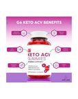 (2 Pack) G6 Keto Gummies - Official Formula, Vegan - G6 Keto ACV Gummies, G6 Keto Gummies, Pro Fast Keto ACV Gummy S G6 ACV with Apple Cider Vinegar, Vitamin B12 (120 Gummies) - Whlsome - Detox & Cleanse