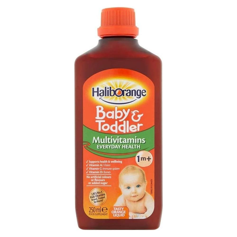 (2 Pack) - Haliborange - Baby and Toddler Liquid | 250ml | 2 Pack Bundle - Whlsome - Baby Formula