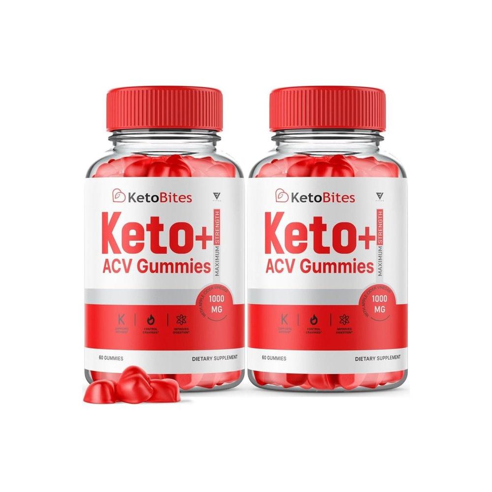 (2 Pack) Keto Bites ACV Gummies, KetoBites Keto ACV Gummies Advanced Weight Loss, Keto Bites 525 MG ACV - Keto Bites Gummies, Keto+Bites Apple Cider Vinegar Diet (120 Gummies) - Whlsome - Detox &amp; Cleanse