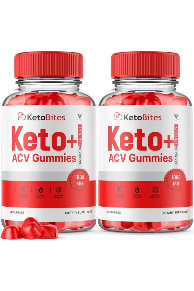 (2 Pack) Keto Bites ACV Gummies, KetoBites Keto ACV Gummies Advanced Weight Loss, Keto Bites 525 MG ACV - Keto Bites Gummies, Keto+Bites Apple Cider Vinegar Diet (120 Gummies) - Whlsome - Detox & Cleanse