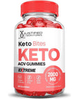 (2 Pack) Keto Bites Keto ACV Gummies Extreme Formula 2000MG Vegan Non GMO with Pomegranate Juice Beet Root B12 120 Gummys - Whlsome - Detox & Cleanse