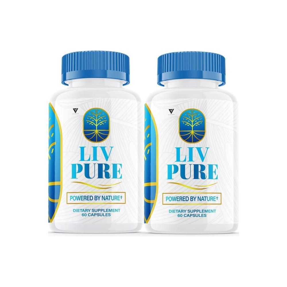 (2 Pack) Liv Pure Capsules Liver Detox Weight Loss Pills, LivPure Supplement - Whlsome - Detox &amp; Cleanse