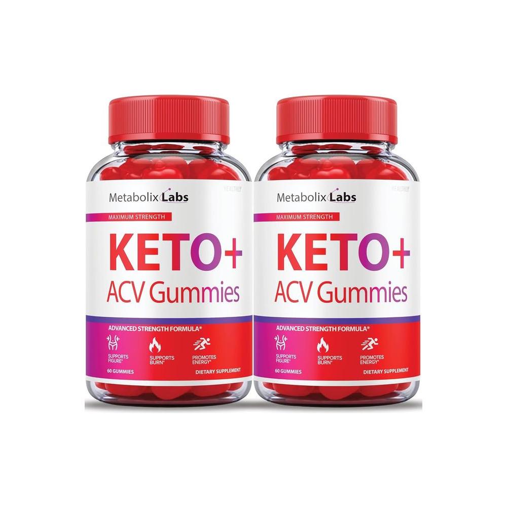 (2 Pack) Metabolix Labs Keto Acv Gummies - 120 Count - Whlsome - Detox & Cleanse