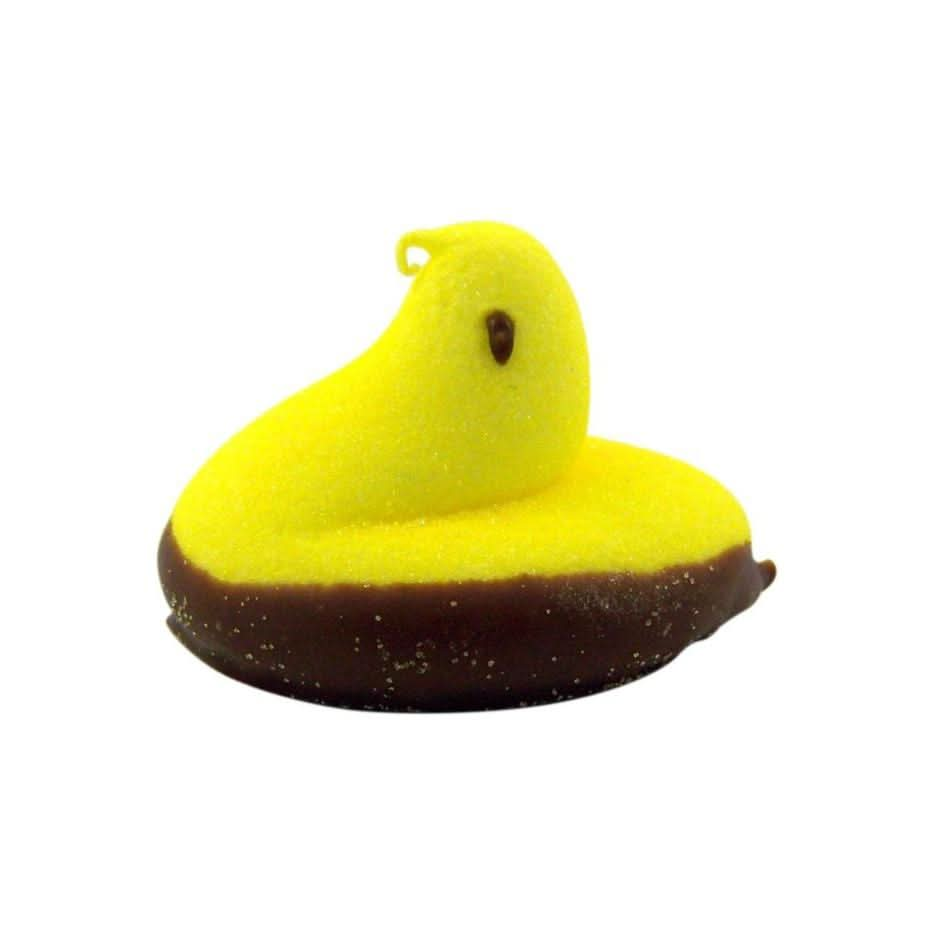 2 Pack Milk Chocolate Dipped Marshmallow Peeps Yellow Chicks 6 Count Total - Whlsome - Candies & Chocolates