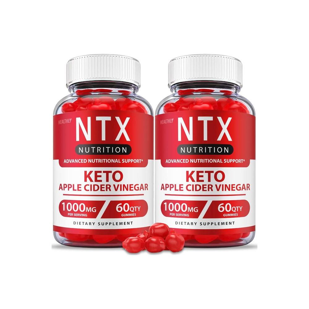 (2 Pack) Ntx Keto Gummies - 120 Gummies - Whlsome - Detox & Cleanse