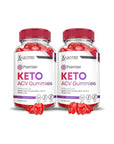 (2 Pack) Premier Keto ACV Gummies Premier Keto Gummies Advanced 1000MG Apple Cider Vinegar Formulated with Pomegranate Beet Juice Powder B12 Vegan Non GMO 120 Gummys - Whlsome - Detox & Cleanse