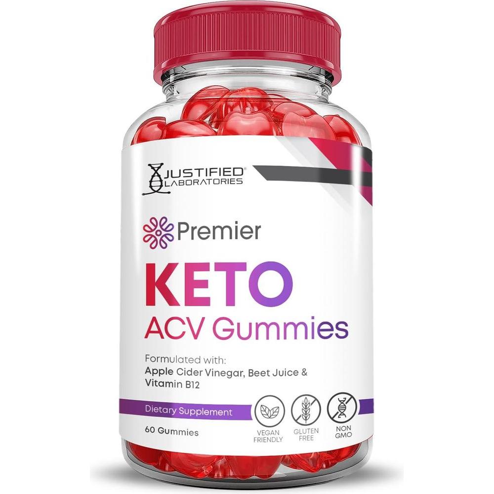 (2 Pack) Premier Keto ACV Gummies Premier Keto Gummies Advanced 1000MG Apple Cider Vinegar Formulated with Pomegranate Beet Juice Powder B12 Vegan Non GMO 120 Gummys - Whlsome - Detox &amp; Cleanse