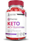 (2 Pack) Premier Keto ACV Gummies Premier Keto Gummies Advanced 1000MG Apple Cider Vinegar Formulated with Pomegranate Beet Juice Powder B12 Vegan Non GMO 120 Gummys - Whlsome - Detox & Cleanse