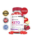 (2 Pack) Premier Keto ACV Gummies Premier Keto Gummies Advanced 1000MG Apple Cider Vinegar Formulated with Pomegranate Beet Juice Powder B12 Vegan Non GMO 120 Gummys - Whlsome - Detox & Cleanse