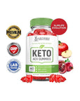 (2 Pack) Slimlife Evolution Keto ACV Gummies Slim Life Evolution Keto Gummies Slimlife Keto Gummy Advanced 1000MG Apple Cider Vinegar Formulated Pomegranate Beet Juice Powder B12 Vegan 120 Gummies - Whlsome - Detox & Cleanse