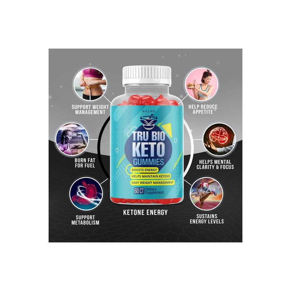 (2 Pack) TruBio Keto ACV Gummies - Advanced Formula Tru Bio Keto Gummies (120 Gummies) - Whlsome - Vitamins & Supplements