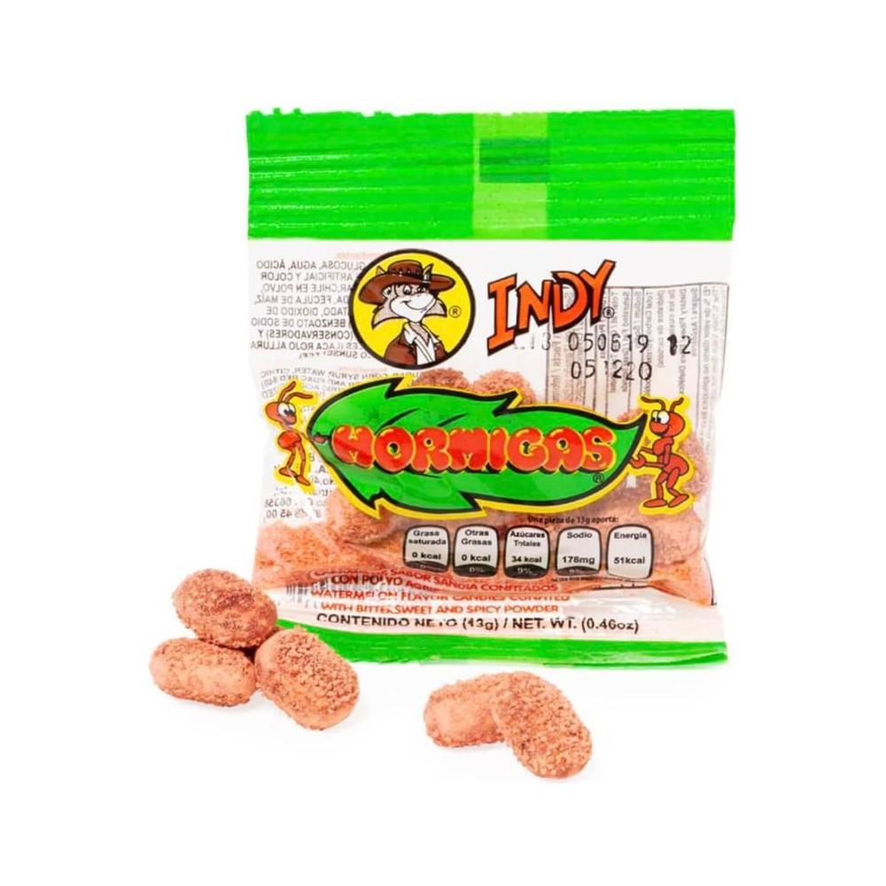 2 Packs Hormigas Watermelon Flavor Mexican Candies Confited with Spicy Powder 24 pcs - Whlsome - Candies & Chocolates